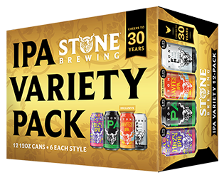STONE 30TH ANIVERSARY IPA VARIETY PACK